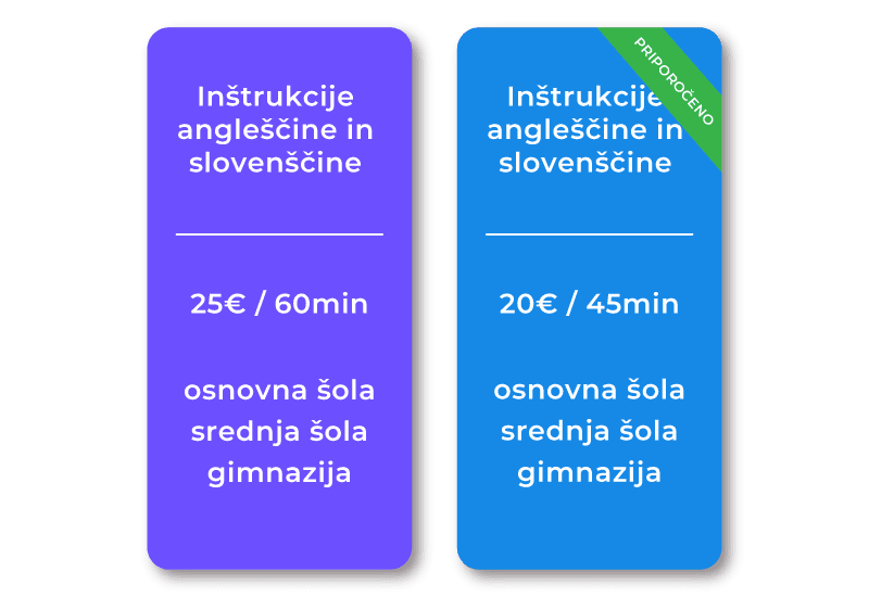 cenik posamezne ure
